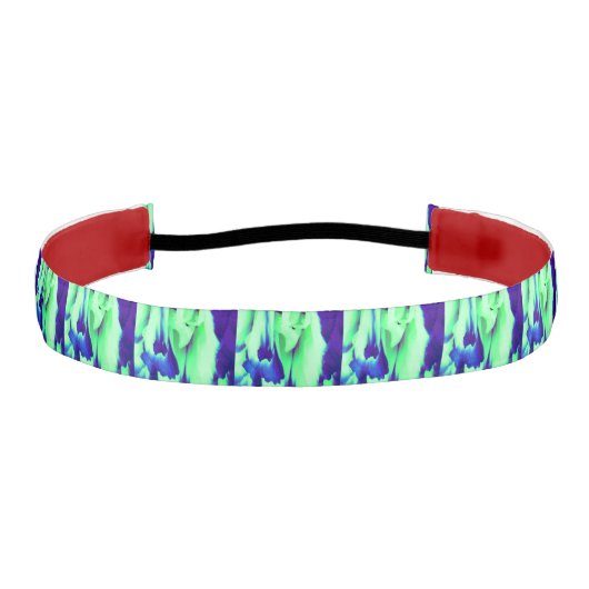 青とクリームは夢のようだ アスレチックヘッドバンド (正面)