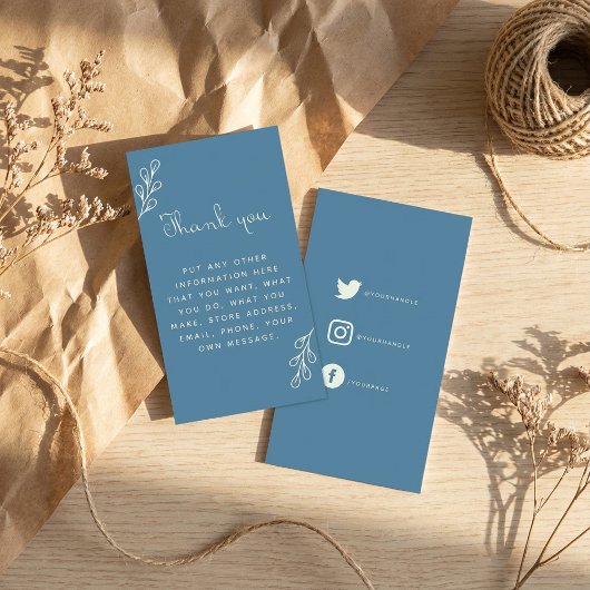 青とクリー感謝していムお前、ソーシャルリンクの囲い エンクロージャーカード