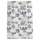 青とクレメトイレおめでとう ミディアムペーパーバッグ (裏面)