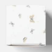 青とクレーム蝶ガーデン魅力的ファナメント フェイバーボックス (上部)