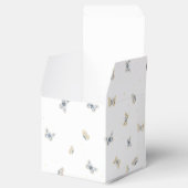 青とクレーム蝶ガーデン魅力的ファナメント フェイバーボックス (オープン)