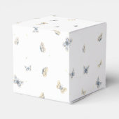 青とクレーム蝶ガーデン魅力的ファナメント フェイバーボックス (裏面サイド)