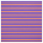 青とサンゴのライニング模様 ファブリック (見本)