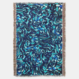 青とシアンのカーブを損なう スローブランケット