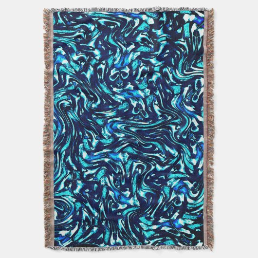青とシアンのカーブを損なう スローブランケット (正面縦)