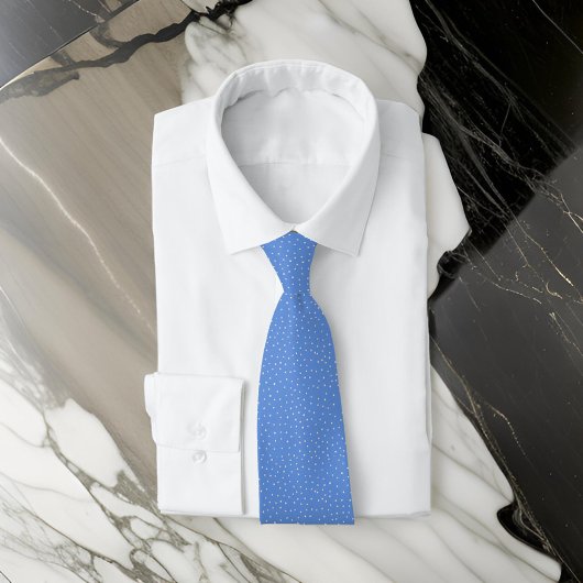 青とスペックのクミニマルラス ネクタイ