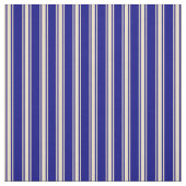 青とタンの色の線のパターン ファブリック (見本)