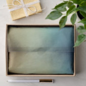 青とタンフェード芸術的 薄葉紙 (ギフト)