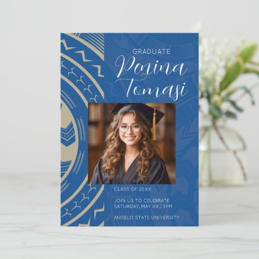 青とタン 招待状 (スタンド正面)