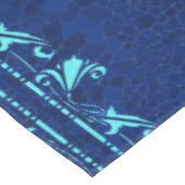 青とターコイズのAmalfiテーブルクロス テーブルクロス (アングル)