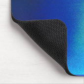 青とターコイズデザイン マウスパッド (コーナー)