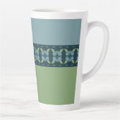 青とターコイズ カフェラテマグ (右)