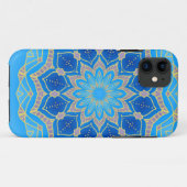 青とターコイズ Case-Mate iPhoneケース (裏面(横))