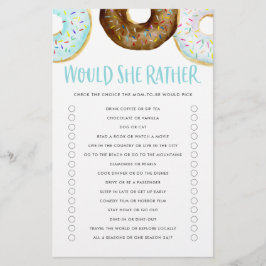 青とチョコレートのドーナツは、むしろゲームをママに行う