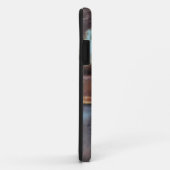 青とティール(緑がかった色)の錆びたトラックのクローズアップ Case-Mate iPhoneケース (裏面/右)