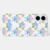 青とピンクのあじさい Case-Mate iPhoneケース (裏面 (横))