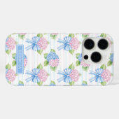 青とピンクのあじさい Case-Mate iPhoneケース (裏面 (横))