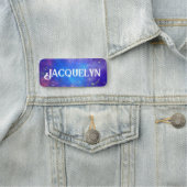 青とピンクのクレフ、 音符記号とミュージカル・ノート 名札 (インサイチュ)