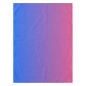 青とピンクのグラデーシグラデーションョン テーブルクロス (正面)