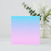 青とピンクのグラデーション背景 (スタンド正面)