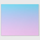青とピンクのグラデーション背景 ラッピングペーパー (フラット)