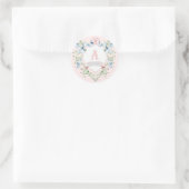 青とピンクのグランドミレニアルのリボンクレスト ラウンドシール (バッグ)