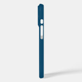 青とピンクのストライプパターンパーソナライズされた Case-Mate iPhoneケース (裏面 / 左)