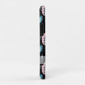 青とピンクのドードル離れパーソナライズされた Case-Mate iPhoneケース (裏面/右)