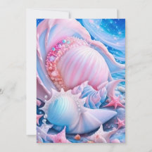 青とピンクのファンタジービーチ