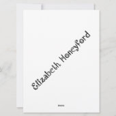 青とピンクのフローラデザイン シーズンカード (裏面)