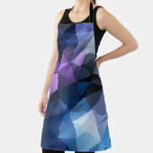 青とピンクのモザイク エプロン (インサイチュ)