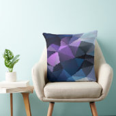 青とピンクのモザイク クッション (椅子)