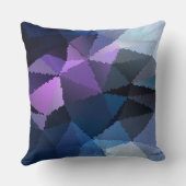 青とピンクのモザイク クッション (裏面)