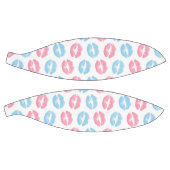 青とピンクの唇のパターン、口紅、キス バスケットボール (パネル)