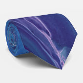 青とピンクの大理石の抽象化 ネクタイ (ロール)