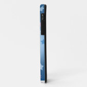 青とピンクの星のパターンiphone 4 ケース Case-Mate iPhoneケース (裏面/左)