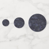 青とピンクの星空　天体ベビーシャワー コンフェッティ (裏面)