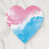 青とピンクの煙爆弾を明らかにしてくれてありがとう フェイバータグ (裏面)