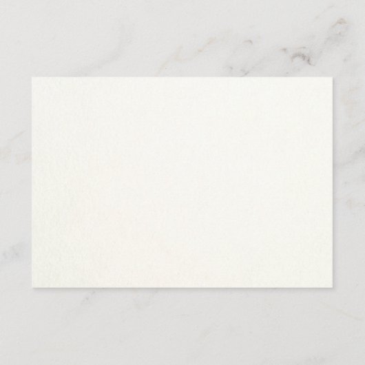 青とピンクの牡丹の水彩結婚式レセプション エンクロージャーカード (裏面)