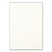 青とピンクの牡丹結婚の護衛カード テーブルナンバー (裏面)