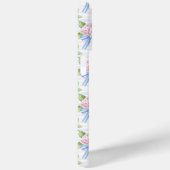 青とピンクの紫陽花ストライプ Case-Mate iPhoneケース (裏面 / 右)