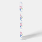 青とピンクの紫陽花ストライプ Case-Mate iPhoneケース (裏面 / 左)
