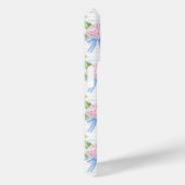 青とピンクの紫陽花ストライプ Case-Mate iPhoneケース (裏面 / 右)