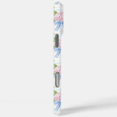 青とピンクの紫陽花ストライプ Case-Mate iPhoneケース (裏面 / 右)