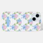 青とピンクの紫陽花 Case-Mate iPhoneケース (裏面 (横))