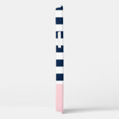 青とピンクの航海のiPhoneケモノグラムのース Case-Mate iPhoneケース (裏面 / 右)