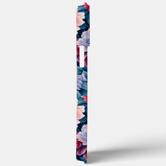 青とピンクの花iPhone / iPadケース Case-Mate iPhoneケース (裏面 / 右)