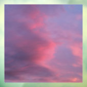 青とピンクの雲 ウィンドウサイン (シート3)