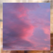 青とピンクの雲 ウィンドウサイン (シート2)