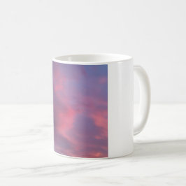 青とピンクの雲 コーヒーマグカップ